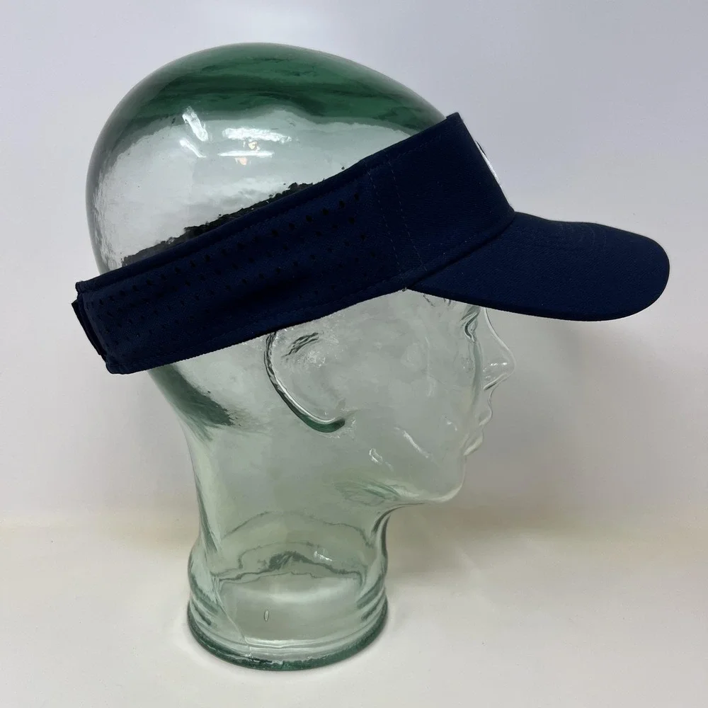 Nike BYU Cougars Football Visor Strap Back Men Blue Dri‎ Fit College Team Issued
